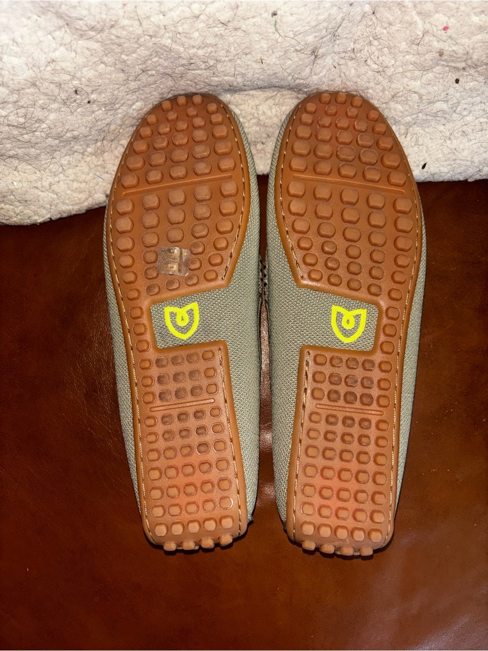Rothy’s The Driver Loafers Olive Green Knit Women’s Size 10 Washable Like New - Picture 6 of 7